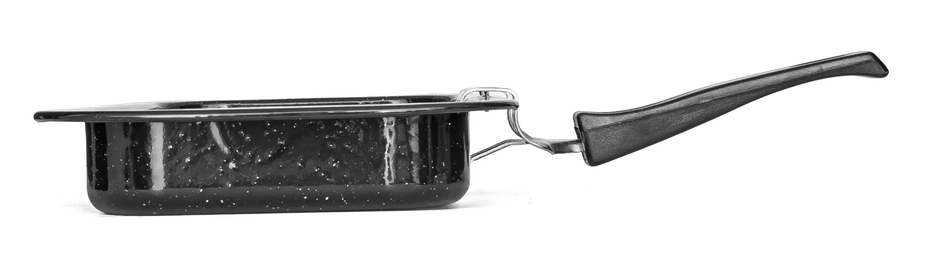 [961231] 31 Cm Grill Pan (With Bakelite Handle & Chrome-Plated Rack)