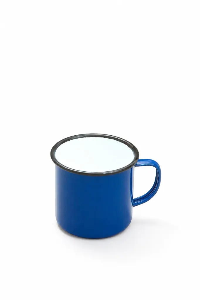 8cm MUG BLUE COLOURED
