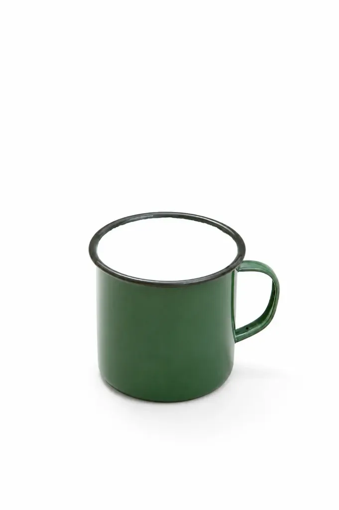 [50019GR] 9cm MUG GREEN COLOURED