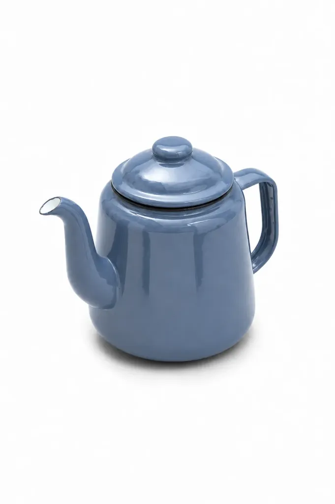 [69612FB] 12cm Teapot French Blue with White Rim
