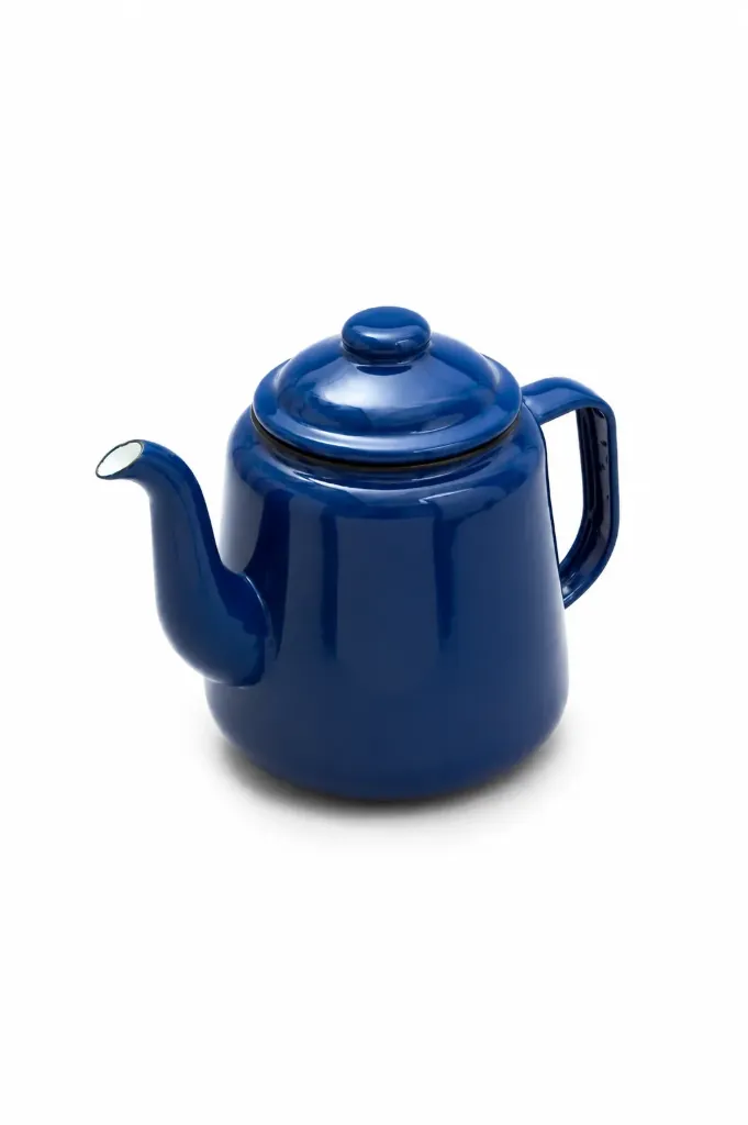 12cm Teapot Blue (In White/Lid Inside White)